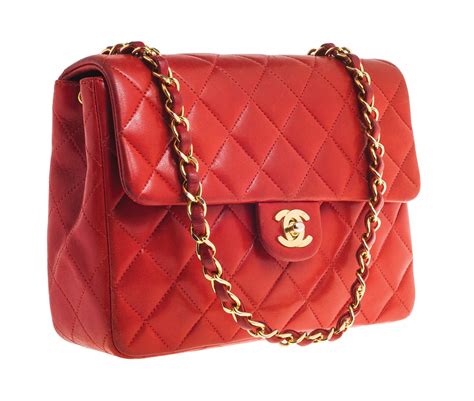 vintage chanel red bag